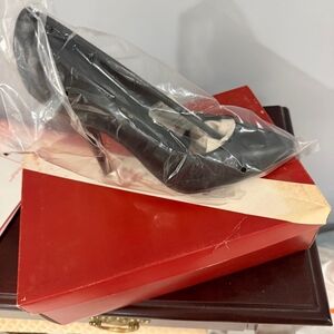 Elegant Black Women's Heels Sexy Shoes